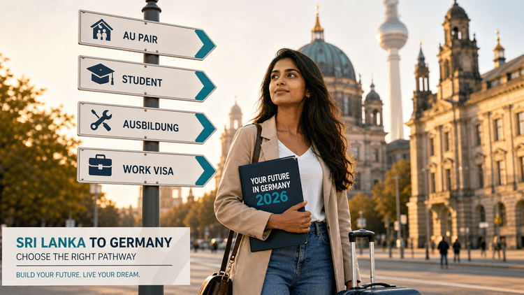 Sri Lanka to Germany 2026: Au Pair, Student, Ausbildung or Work Visa — Which Pathway Actually Fits?