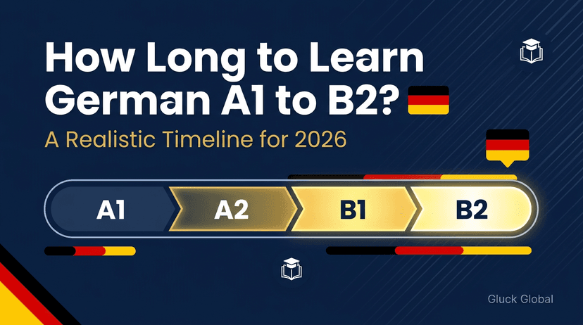 How Long Does It Take to Learn German from A1 to B2?