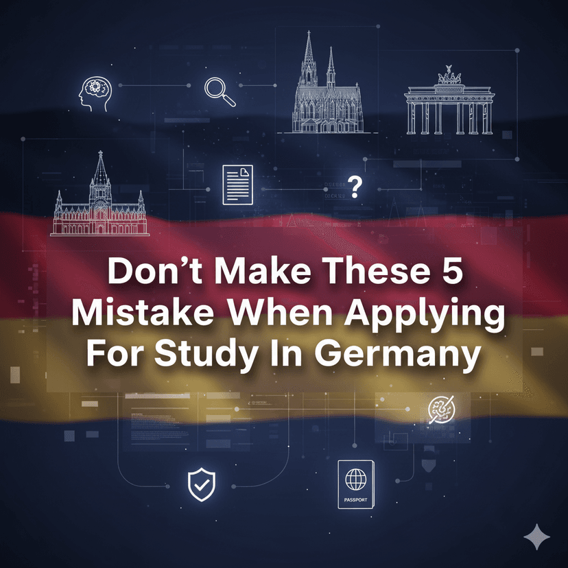 Don't Make These 5 Common Mistakes When Applying for Studying in Germany