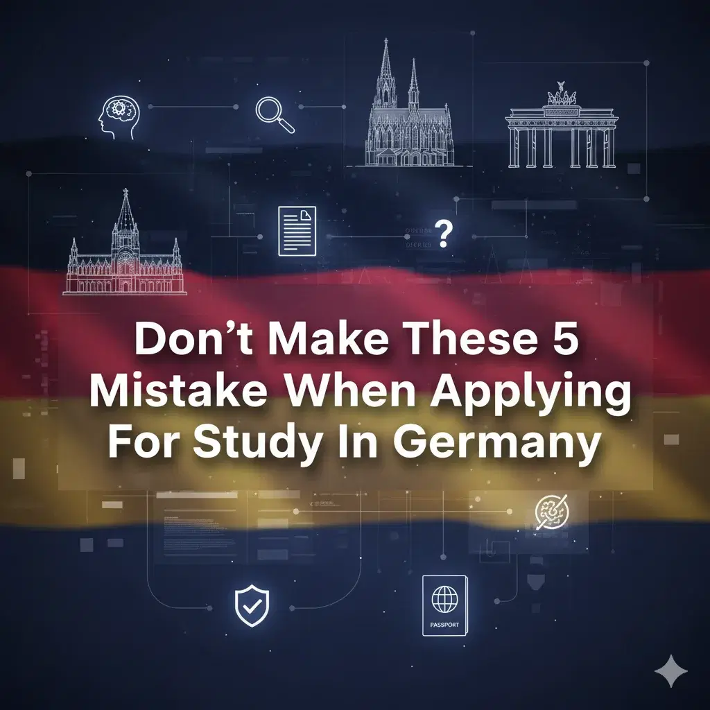 Don't Make These 5 Common Mistakes When Applying for Studying in Germany