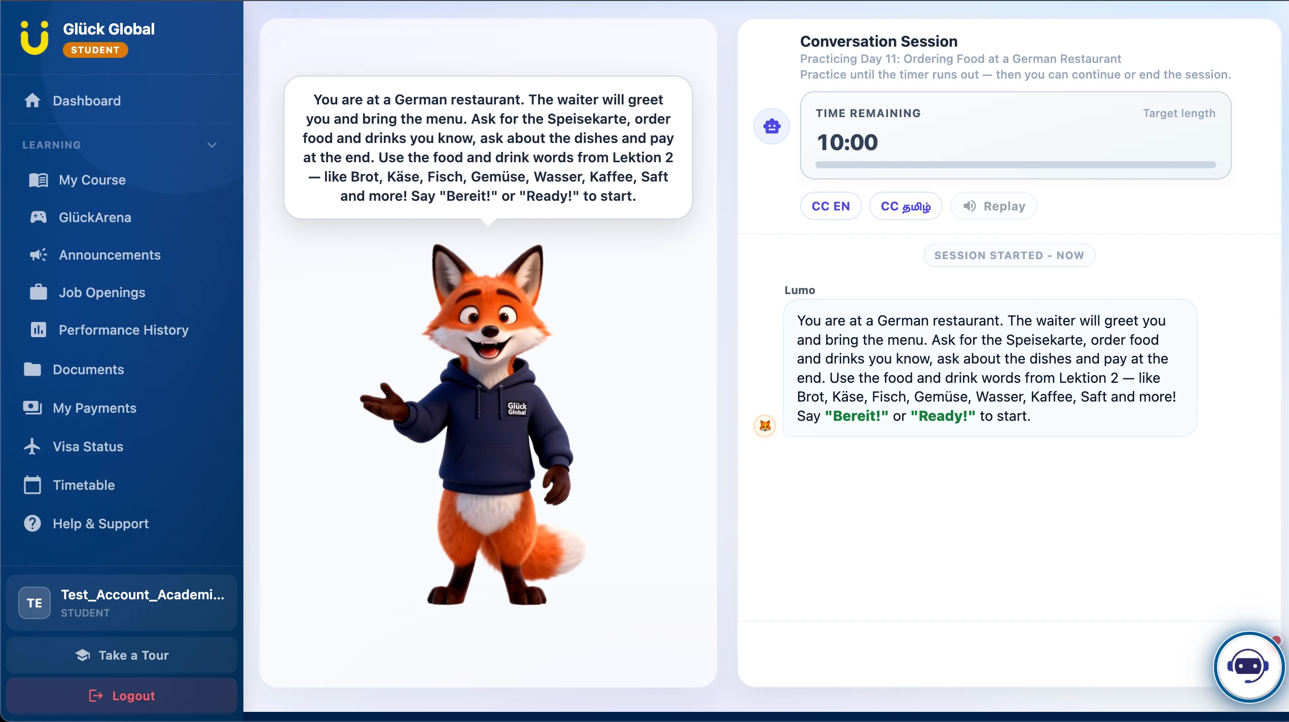 German learning materials and guided self-study resources